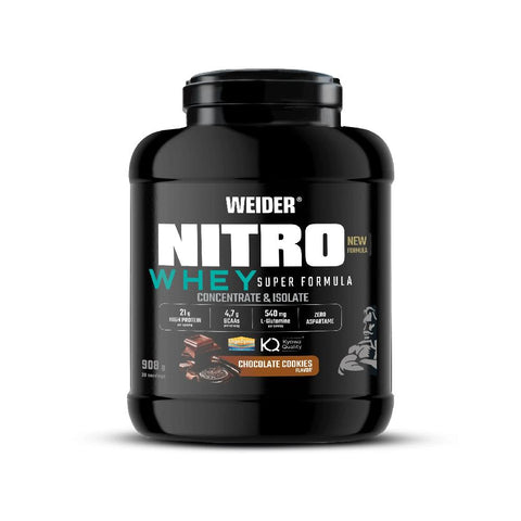 Proteine Nitro Whey 908G, Pudra, Weider, Pudra proteica pe baza de zer 1