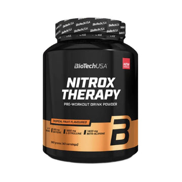 Pre-workout Nitrox Therapy, pudra, 680g, BiotechUSA, Pre-workout cu cofeina 1