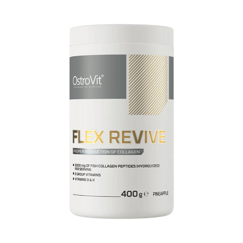 undefined | Flex Revive pudra, 400g, Ostrovit, Supliment alimentar pentru oase si articulatii 0