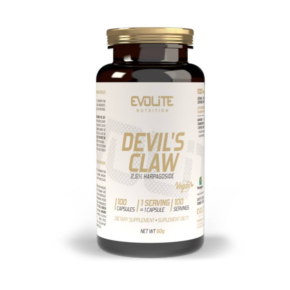 Oase si articulatii Gheara Diavolului 100 capsule, Evolite Nutrition, Supliment pentru oase si articulatii 1