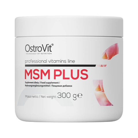 undefined | MSM Plus pudra, 300g, Ostrovit, Supliment alimentar pentru oase si articulatii 0