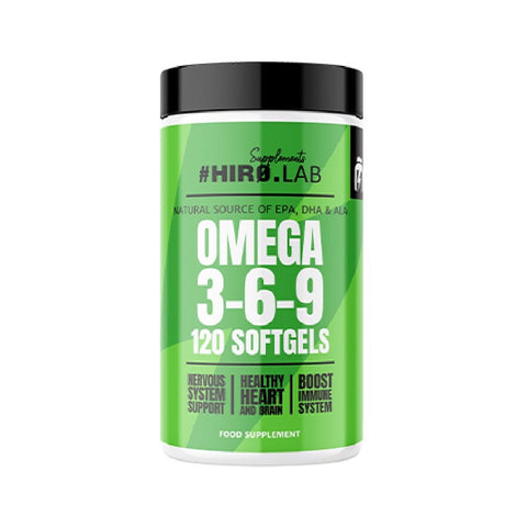 Omega 3 - 6 - 9 120 capsule, Hiro Lab, Acizi grasi din ulei de peste 1
