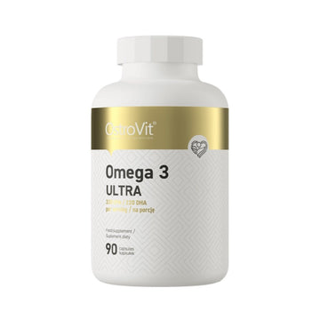 Omega Omega 3 Ultra 1000mg, 90 capsule moi, Ostrovit, Ulei de peste si vitamina E 1