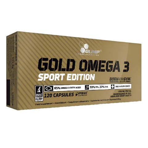 Acizi grasi Omega | Gold Omega 3 D+K, 120 capsule, Olimp, Acizi grasi din ulei de peste 0