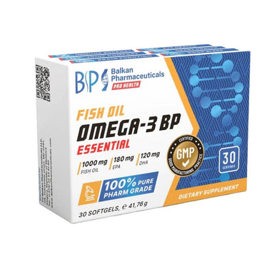 Acizi grasi Omega | Omega 3 BP Essential, 30 capsule, Balkan Pharmaceuticals, Acizi grasi din ulei de peste 0