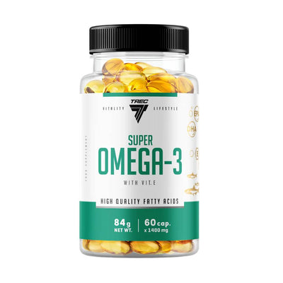 Omega Super Omega 3 + Vitamina E 120 capsule, Trec Nutrition, Acizi grasi din ulei de peste 1