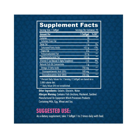 Acizi grasi Omega | Ultra Omega 3, 90 capsule moi, Haya Labs, Acizi grasi din ulei de peste 1