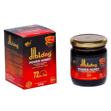 Alte alimente Power Honey 240g, Diblong, Supliment alimentar pentru adulti cu miere si asocieri de plante care sustin sanatatea sexuala si functia de reproducere 1