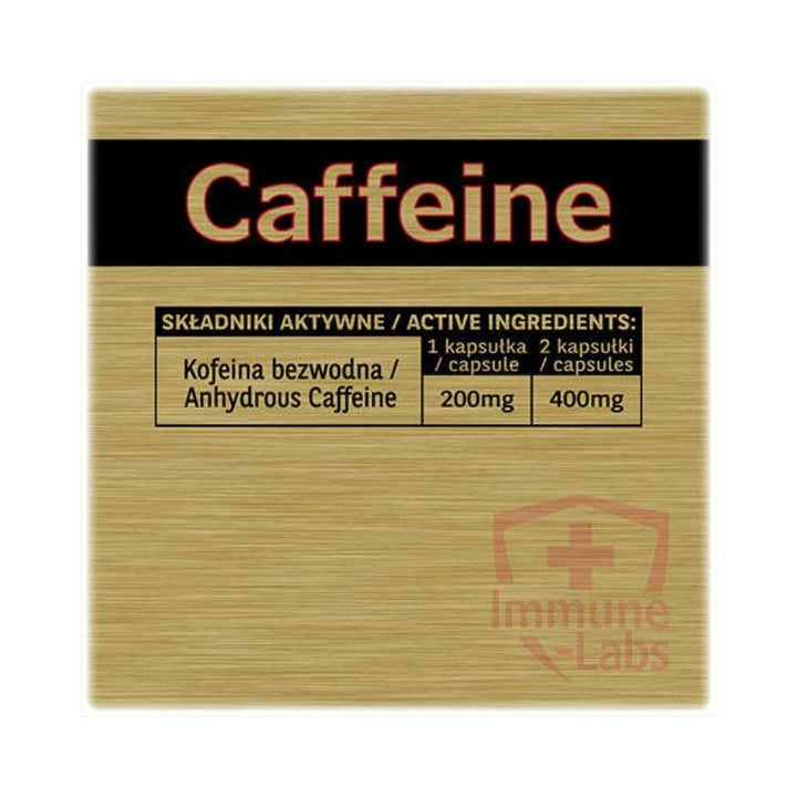 Stimulatoare focus | Cafeina 200mg, 120 capsule, Immune Labs, Supliment alimentar pentru energie 1