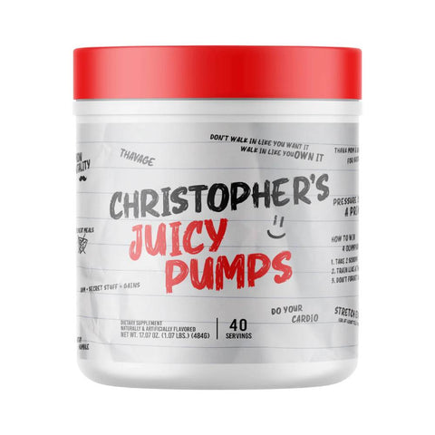 Raw Nutrition | Christopher's Juicy Pumps pudra, 480g, Get Raw Nutrition, Supliment alimentar pre-antrenament 0