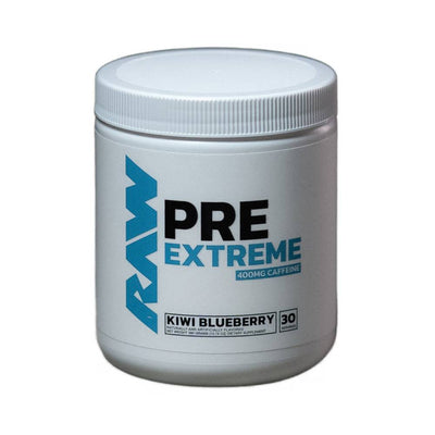 Pre-workout PRE Extreme 390g, pudra, Raw Nutrition, Supliment alimentar pre-antrenament Kiwi Blueberry 1
