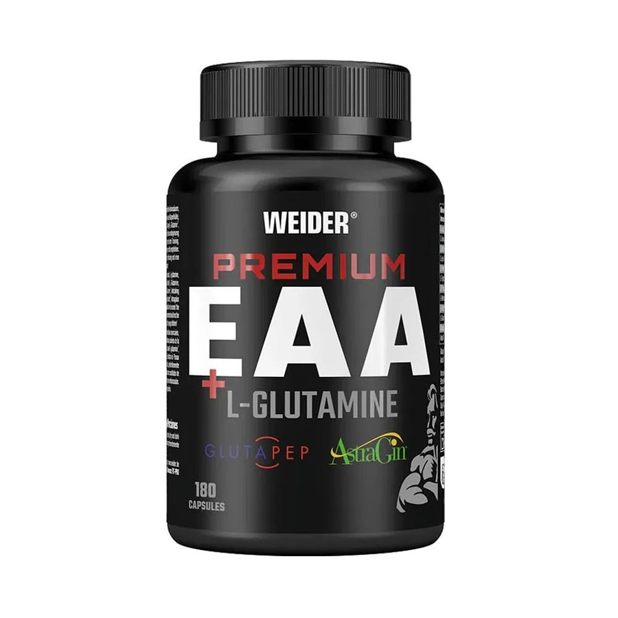 Premium EAA + L - Glutamine 180 capsule, Weider, Aminoacizi esentiali si glutamina pentru refacere 1