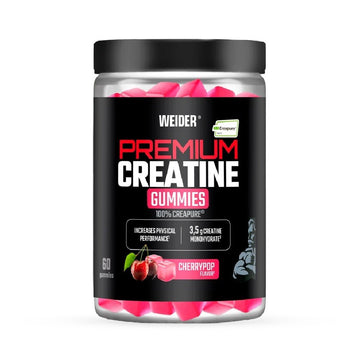Creatina Premium Pure Creatine Gummies, 60 jeleuri, Weider, Supliment alimentar de tip creatina sub forma de jeleuri 1
