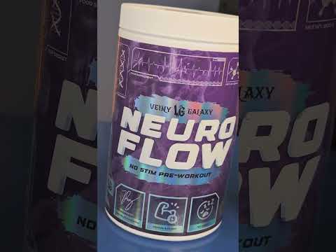 Neuro-Flow 600g, pudra, Veiny Galaxy, Supliment alimentar de tip pre-workout fara cofeina