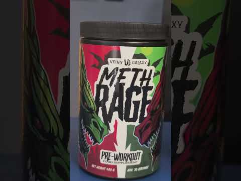 Meth Rage 450g, pudra, Veiny Galaxy, Pre-workout cu cofeina