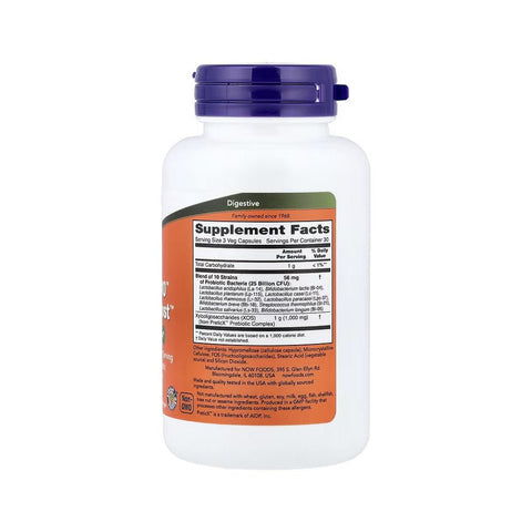 Digestie Probiotic-10 & Bifido Boost 90 capsule vegane, Now Foods, Supliment alimentar pentru digestie 2