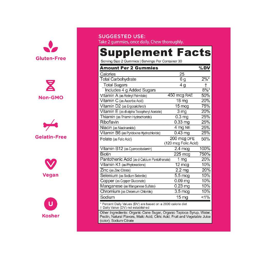 Vitamine si minerale (Produs cu defect) Multivitamine complete pentru femei, 60 jeleuri, Goli Nutrition, Supliment alimentar pentru sanatatea femeilor 2