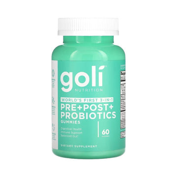 Suplimente sanatate (Produs cu defect) Pre - Post - Probiotic, 60 jeleuri, Goli Nutrition, Supliment alimentar pentru digestie 1
