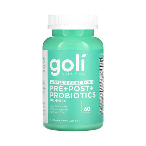 Suplimente sanatate (Produs cu defect) Pre - Post - Probiotic, 60 jeleuri, Goli Nutrition, Supliment alimentar pentru digestie 1