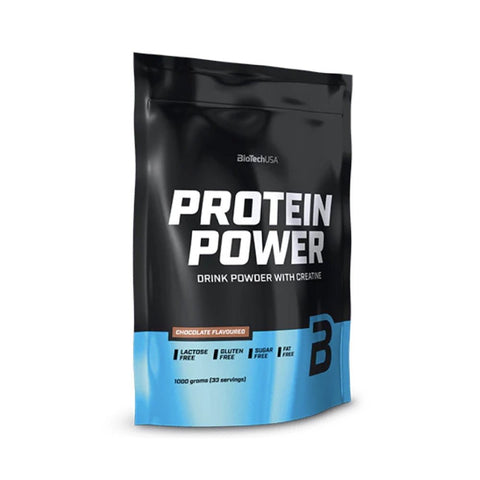 Proteine Protein Power 1000g, pudra, BiotechUSA, Supliment alimentar de tip proteina 1