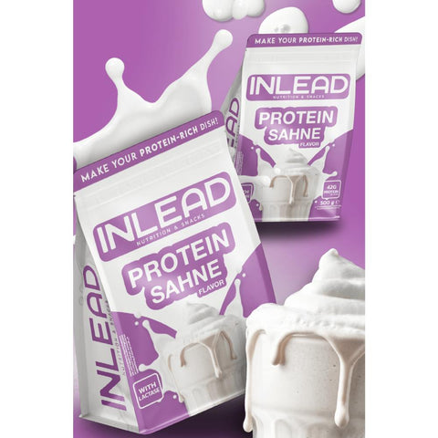 Protein Sahne, pudra, 500g, Inlead, Aliment proteic pentru gatit 2