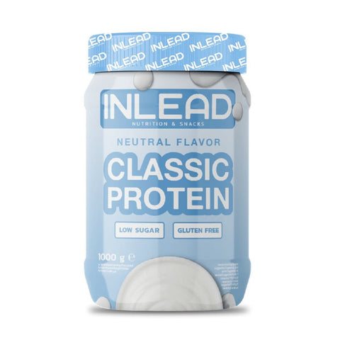 Proteina clasica, pudra, 1kg, Inlead, Supliment alimentar pentru crestere masa musculara 1
