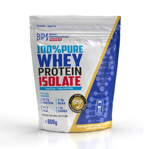 Proteine Izolat proteic din zer, pudra, 800g, Balkan Pharmaceuticals 1