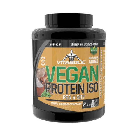 Proteina vegetala | Proteina vegana pudra, 2kg, Vitabolic, Cu adaos de Spirulina si Chlorella 0