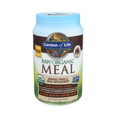 Proteine Raw Organic Meal, pudra, 907g, Garden of Life, Inlocuitor de masa vegetal Lightly Sweet 1