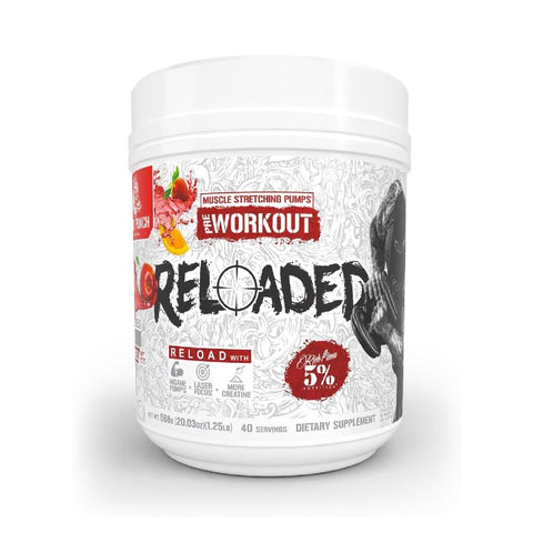 Pre-workout Reloaded, pudra, 535g, 5% Rich Piana, Supliment alimentar pre-workout cu cofeina 2