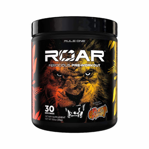 Pre-workout ROAR 315g, pudra, Rule One, Supliment alimentar de tip pre-workout cu cofeina 4
