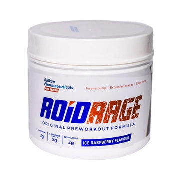 Pre-workout Roid Rage 420g, pudra, Balkan Pharmaceuticals, Supliment alimentar Pre-Workout cu cofeina 1