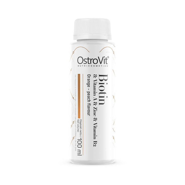 undefined | Biotina + Zinc cu vitaminele A si B2 shot, 100ml, Ostrovit, Supliment alimentar pentru sanatate si frumusete 0