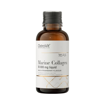 RTD Colagen marin 10000mg + Vitamina C, 30ml, Ostrovit, Supliment alimentar pentru piele si articulatii Wild Strawberry 1