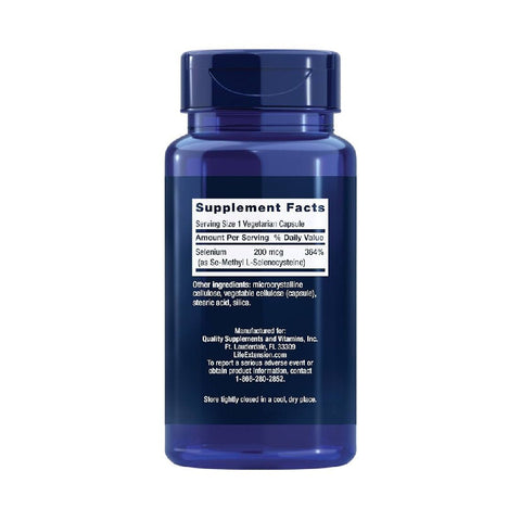 Se - Metil L - Selenocisteina 200mcg, 90 capsule, Life Extension, Supliment alimentar pentru sanatate 2