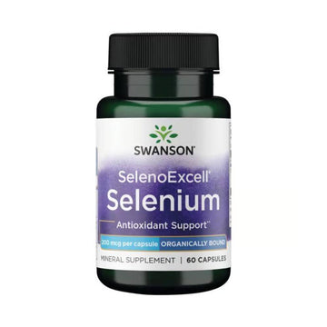 SelenoExcell 200mcg, 60 capsule, Swanson, Supliment alimentar pe baza de seleniu 1