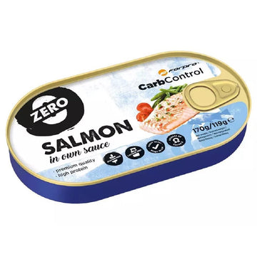 Alte alimente Somon gatit in suc propriu, 170g, ForPro, Sursa naturala de Omega-3 1