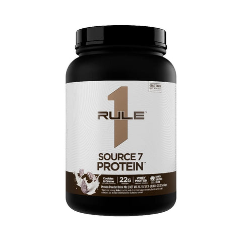Proteine Source 7 Protein 820g, pudra, Rule One, Supliment alimentar de tip amestec proteic 4