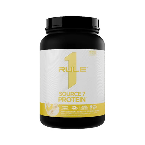 Proteine Source 7 Protein 820g, pudra, Rule One, Supliment alimentar de tip amestec proteic 3