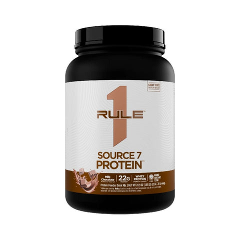 Proteine Source 7 Protein 820g, pudra, Rule One, Supliment alimentar de tip amestec proteic 5