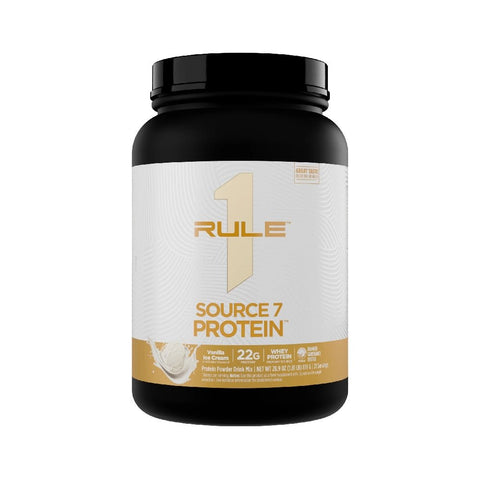 Proteine Source 7 Protein 820g, pudra, Rule One, Supliment alimentar de tip amestec proteic 7