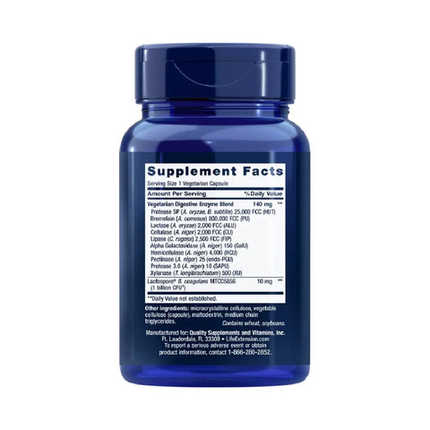 Super enzime digestive si probiotice imbunatatite, 60 capsule, Life Extension, Supliment alimentar pentru digestie 2