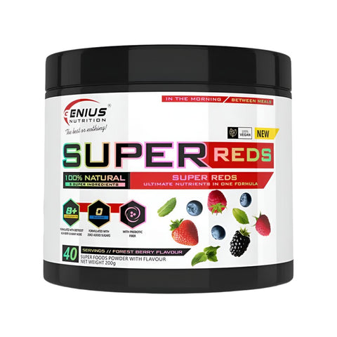 Super Reds, pudra, 200g, Genius Nutrition, Supliment alimentar antioxidanti 1