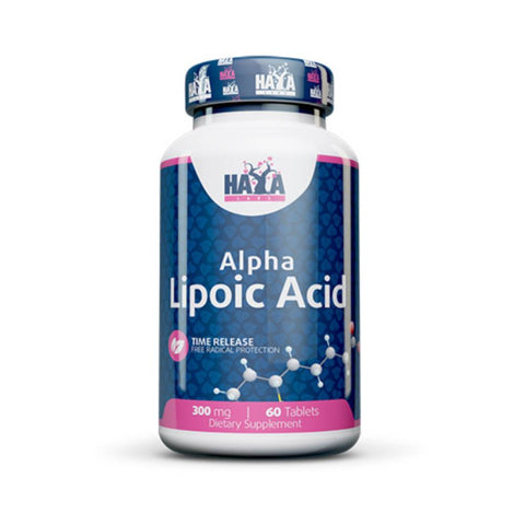 undefined | Acid Alfa Lipoic 300mg, 60 tablete, Haya Labs, Supliment antioxidanti sportivi 0