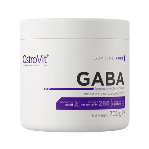 Suplimente pentru somn | Acid gama-aminobutiric pudra, 200g, Ostrovit, Supliment alimentar antistres 0
