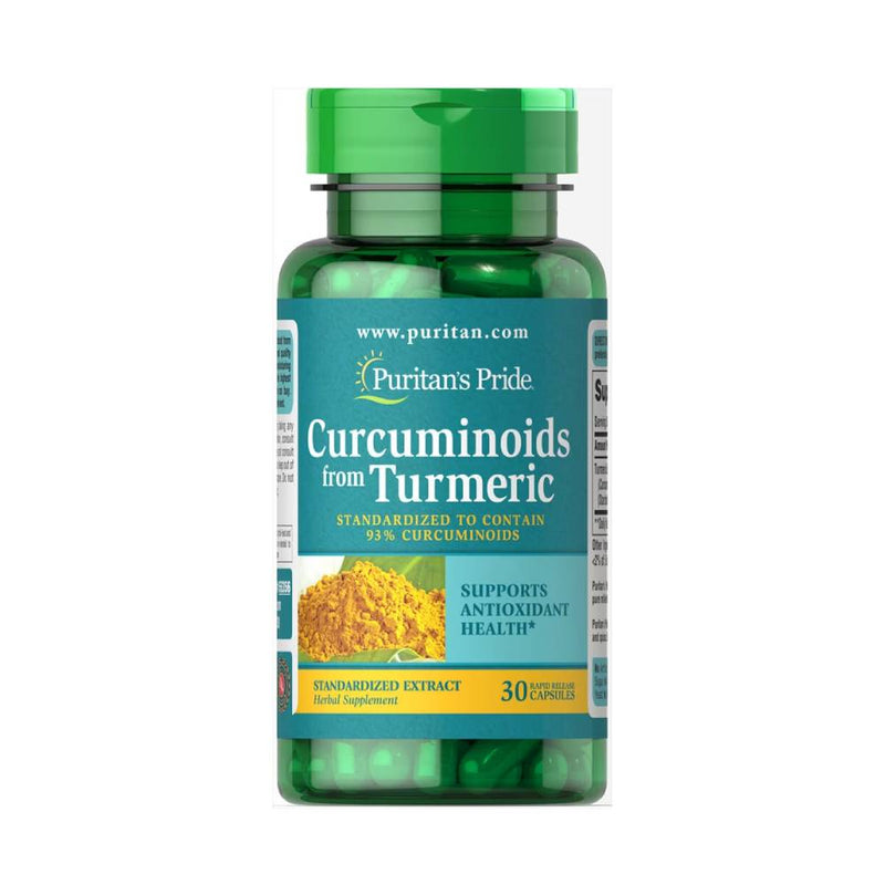 Suplimente Antioxidanti | Curcumina din turmeric 538mg, 30 capsule, Puritan&