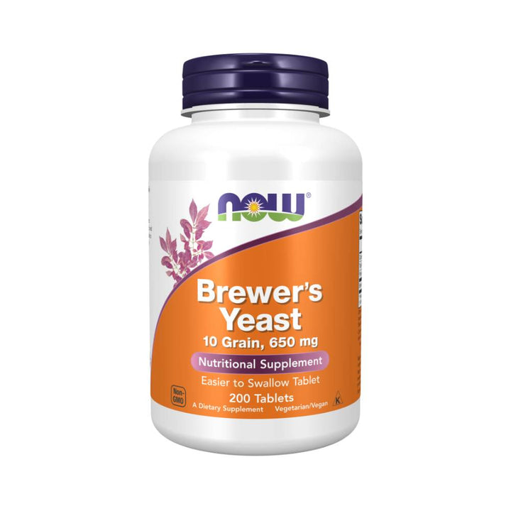 Now Foods | Drojdie de bere 1950mg, 200 tablete, Now Foods, Supliment alimentar pentru sanatate 0