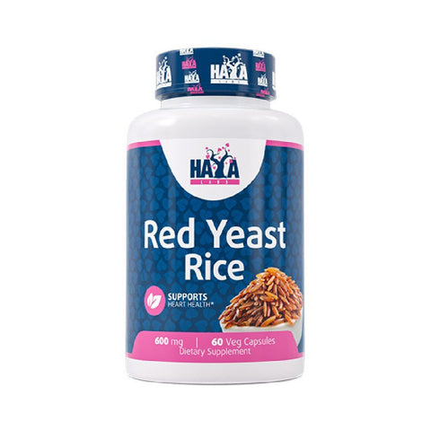 Suplimente Colesterol | Drojdie rosie de orez 600mg, 60 capsule, Haya Labs, Supliment alimentar pentru sanatate 0