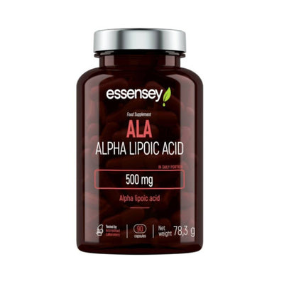 Suplimente sanatate Essensey ALA 500mg, 90 capsule, Trec Nutrition, Acid alfa-lipoic 1