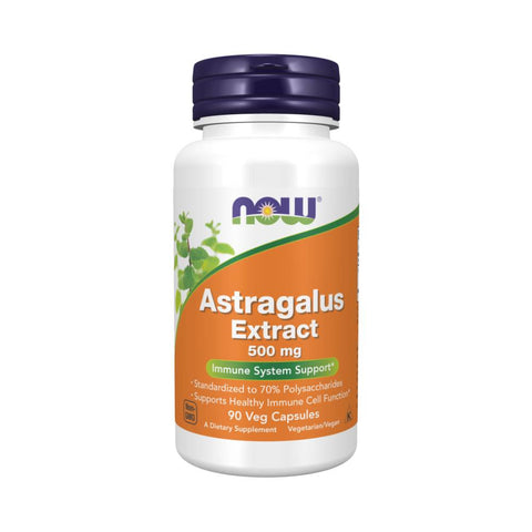 Now Foods | Extract de radacina de Astragalus 500mg, 90 capsule, Now Foods, Supliment alimentar pentru sanatate 0